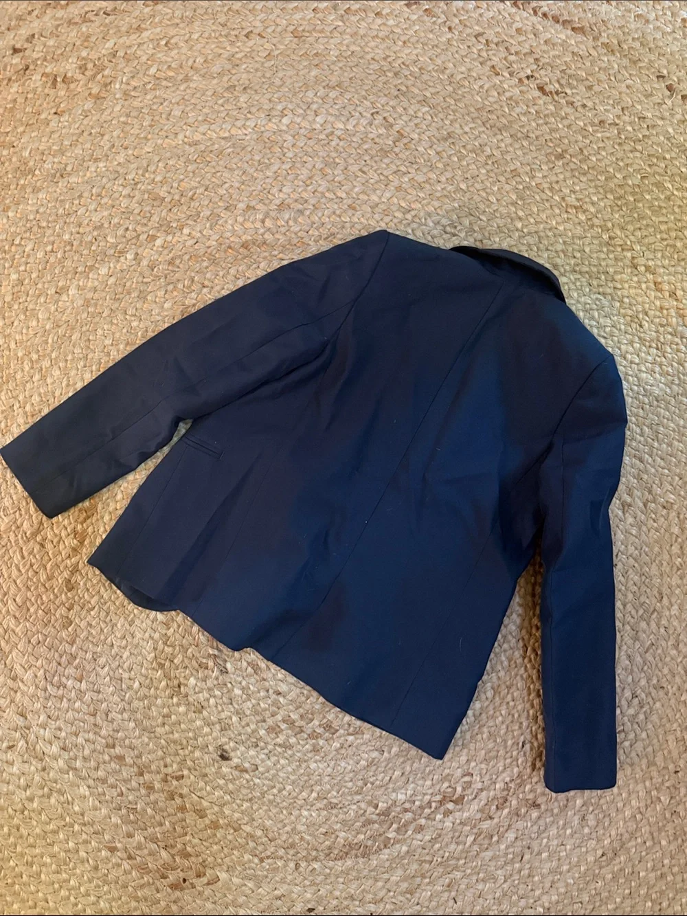 H&M Boys Navy Blue 2-Piece Suit Size 8 / 134 – Blazer & Adjustable Pants